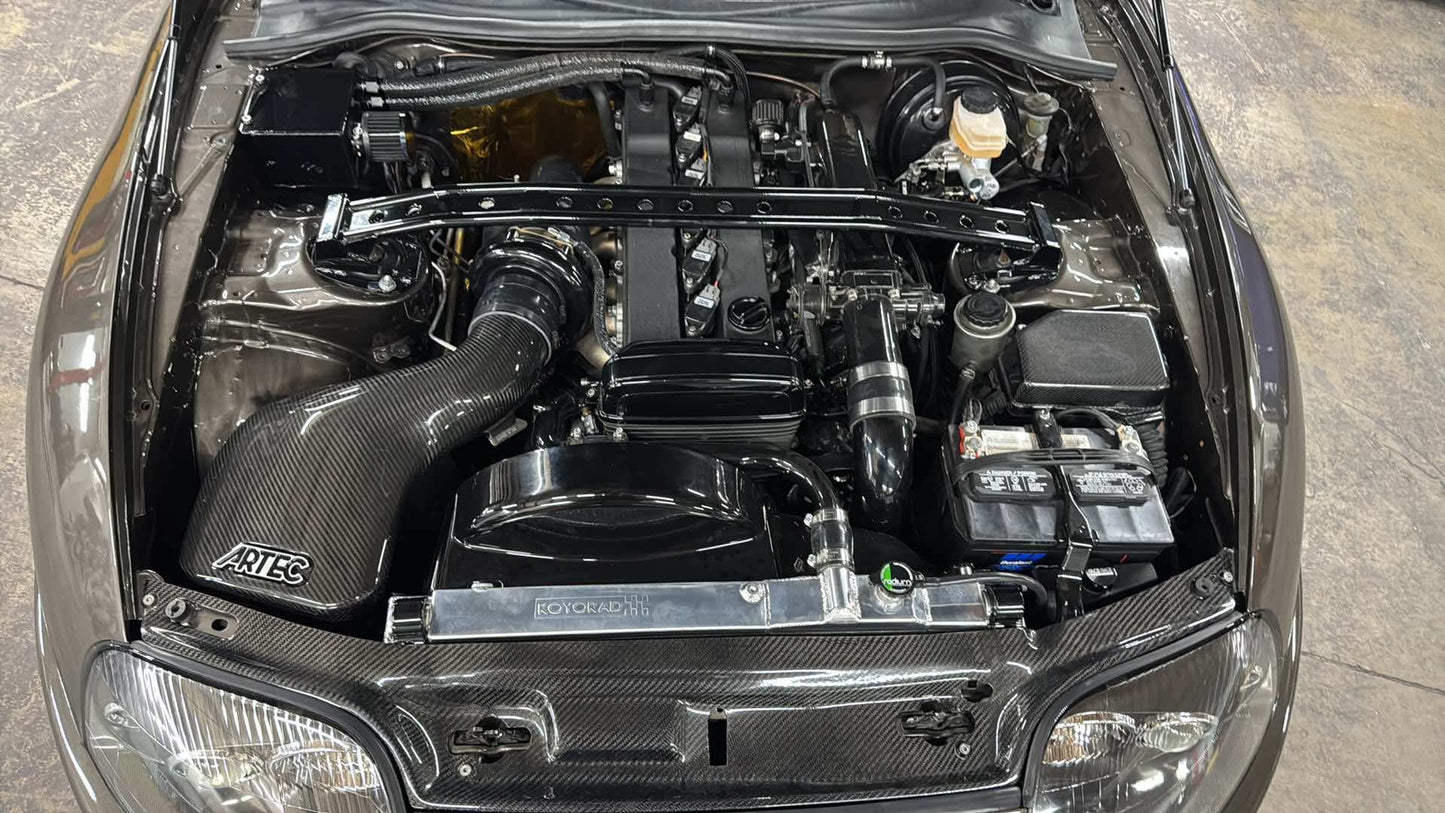 Toyota Supra A80 Dry Carbon Air Intake Kit