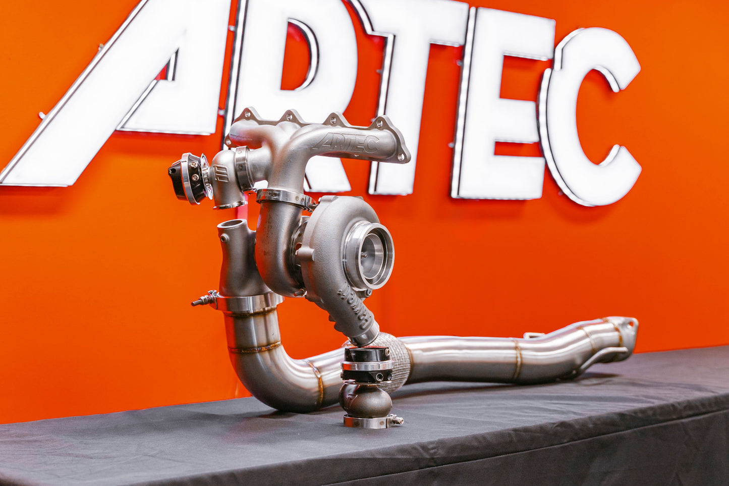 Mitsubishi Evo 4-9 Dump Pipe Adapter for Low Mount V-Band Exhaust Manifold