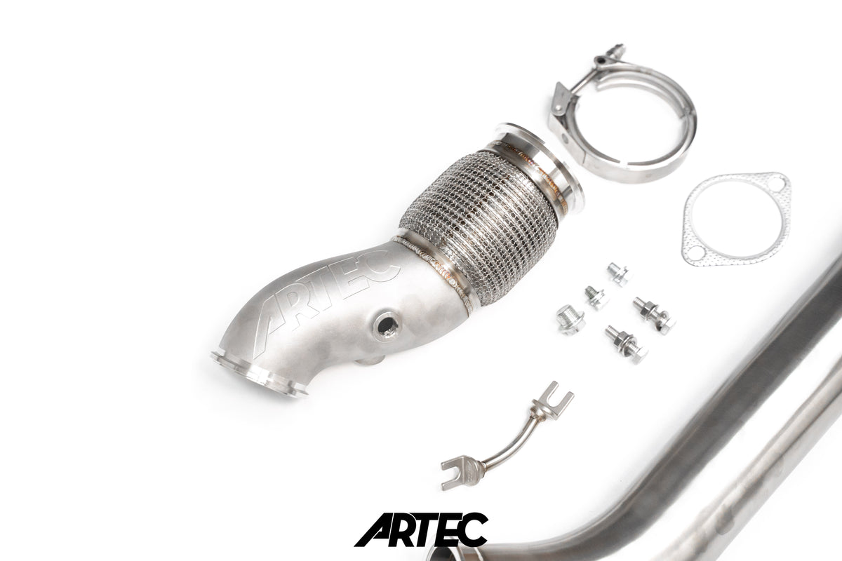 Nissan SR20 Low Mount V-Band 3.5" Downpipe